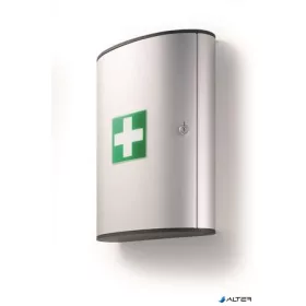   Elsősegélyláda, 3 részes, üres, DURABLE, "L", ezüst