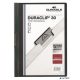Gyorsfűző, klipes, A4, DURABLE "DURACLIP® 30", sötétzöld