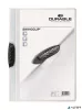 Gyorsfűző, klipes, A4, DURABLE 'Swingclip® 30', fekete