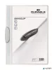 Gyorsfűző, klipes, A4, DURABLE "Swingclip® 30", fehér
