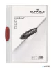 Gyorsfűző, klipes, A4, DURABLE "Swingclip® 30", piros