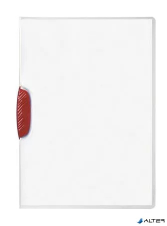 Gyorsfűző, klipes, A4, DURABLE 'Swingclip® 30', piros