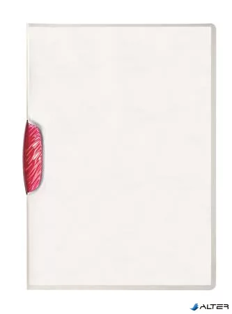 Gyorsfűző, klipes, A4, DURABLE 'Swingclip® 30', bíbor