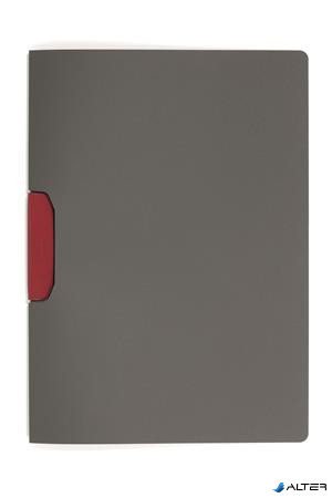 Gyorsfűző, klipes, A4, DURABLE "DURASWING® COLOR 30", piros