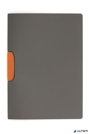 Gyorsfűző, klipes, A4, DURABLE "DURASWING® COLOR 30", narancssárga