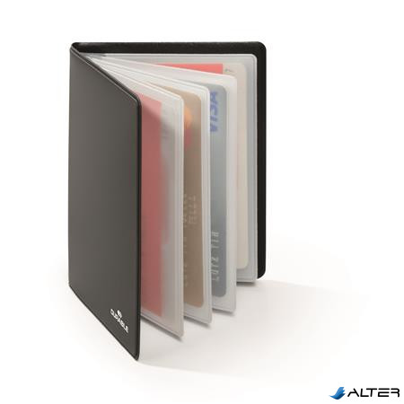 Bankkártyatartó, 8 db-os, RFID védelemmel, DURABLE, fekete