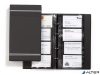 Névjegykártyatartó, 200 db-os, A-Z regiszterrel, álló, DURABLE "VISIFIX®", szürke