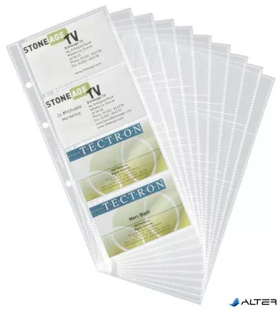 Névjegytartó betét, bővítő szett, DURABLE "VISIFIX®"