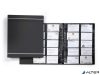 Névjegykártyatartó, 400 db-os, A-Z regiszterrel, fekvő, DURABLE "VISIFIX®", szürke