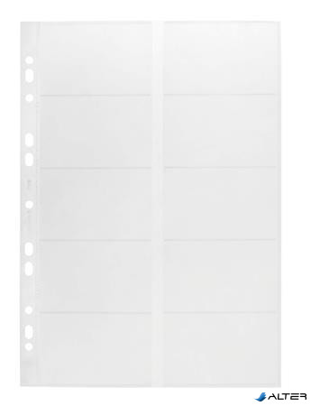 Névjegytartó betét, 10 db-os, DURABLE
