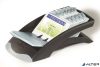 Névjegykártyatartó, műanyag, 200 db-os, A-Z regiszterrel, fekvő, DURABLE, "VISIFIX®", fekete