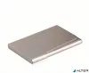 Névjegykártyatartó tárca, fém, 20 db-os, DURABLE, matt ezüst