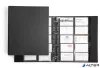 Névjegytartó, 400 db-os, gyűrűs, DURABLE "VISIFIX® Economy", fekete