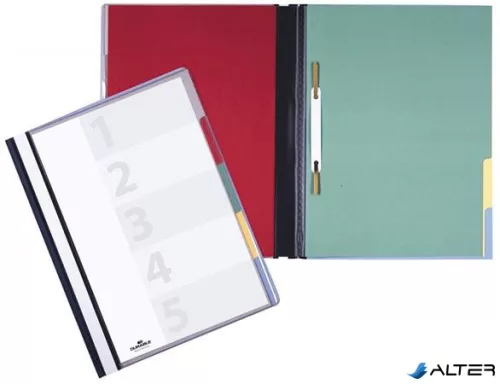 Rendszerező mappa, A4, 5 részes, DURABLE "DIVISOFLEX®"