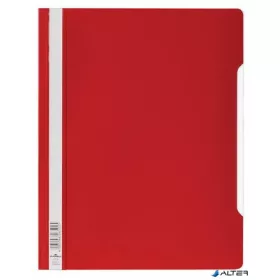Gyorsfűző, PP, A4+, DURABLE, piros