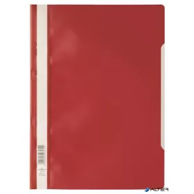 Gyorsfűző, PP, A4, DURABLE 'Economy', piros