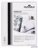 Gyorsfűző, A4, széles, panorámás, DURABLE "DURAPLUS®", fehér