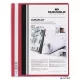 Gyorsfűző, A4, széles, panorámás, DURABLE "DURAPLUS®", piros