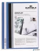 Gyorsfűző, A4, széles, panorámás, DURABLE "DURAPLUS®", kék