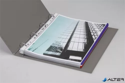 Genotherm, lefűzhető, PP, A4, 80 mikron, DURABLE "Prémium", piros
