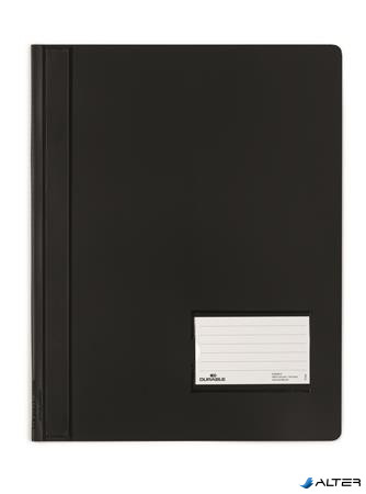 Gyorsfűző, A4, extra erős, széles, DURABLE, fekete