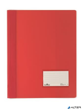 Gyorsfűző, A4, extra erős, széles, DURABLE, piros