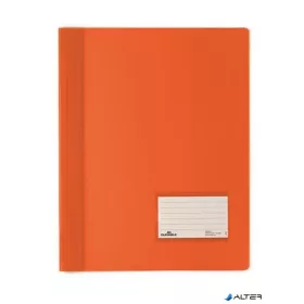   Gyorsfűző, A4, extra erős, DURABLE 'DURALUX®', áttetsző narancs