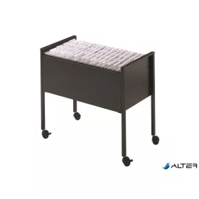   Függőmappa-állvány, görgős, DURABLE "Economy 80", fekete