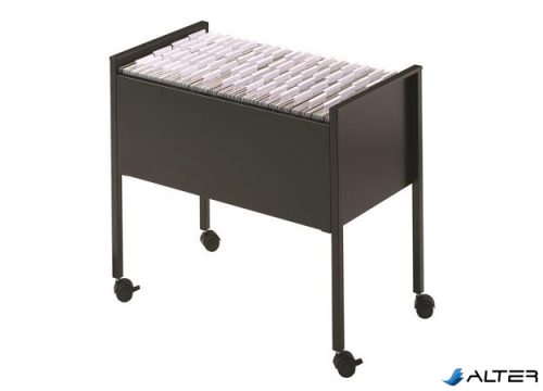 Függőmappa-állvány, görgős, DURABLE "Economy 80", fekete