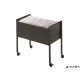 Függőmappa-állvány, görgős, DURABLE "Economy 80", fekete