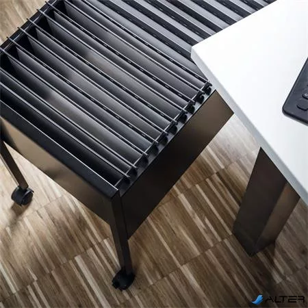 Függőmappa-állvány, görgős, DURABLE "Economy 80", fekete