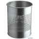 Papírkosár, fém, 15 liter, DURABLE, ezüst