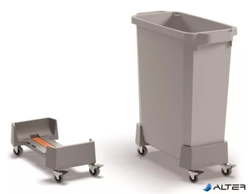 Szállítókocsi, 60 liter, rPP, DURABLE, grafit