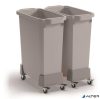 Szállítókocsi, 60 liter, rPP, DURABLE, grafit