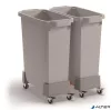 Szállítókocsi, 60 liter, rPP, DURABLE, grafit