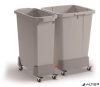 Szállítókocsi, 60 liter, rPP, DURABLE, grafit