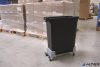 Szállítókocsi, 60 liter, rPP, DURABLE, grafit