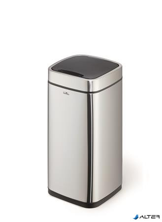 Szemetes, 21 l, szenzoros tetővel, DURABLE "NO TOUCH", ezüst