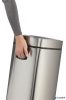 Szemetes, 21 l, szenzoros tetővel, DURABLE "NO TOUCH", ezüst