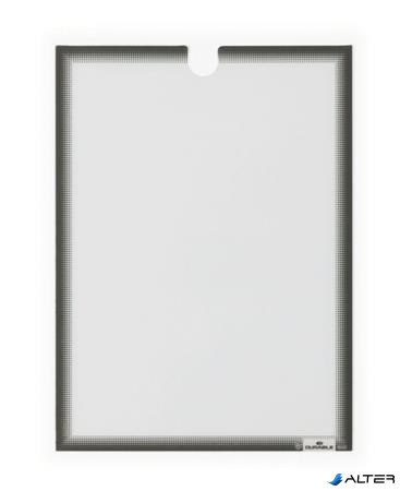 Dokumentumtartó, A4, öntapadó, DURABLE, szürke