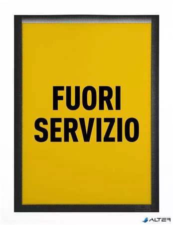 Dokumentumtartó, A4, mágneses, DURABLE, fekete