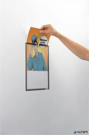Dokumentumtartó, A4, mágneses, DURABLE, szürke
