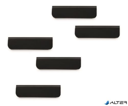 Jegyzettartó klip, öntapadó, mágneses, DURABLE "DURAFIX® CLIP", fekete