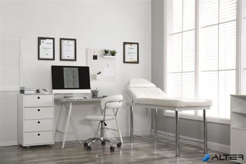 Posztertábla, fali, A4, alumínium keret, DURABLE, fekete