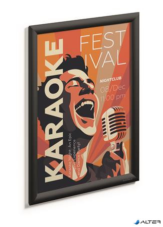 Posztertábla, fali, A3, alumínium keret, DURABLE, fekete