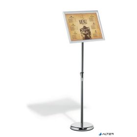 Posztertábla, állványos, A3, alumínium keret, DURABLE