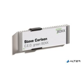   Információs tábla, 149x52,5 mm, DURABLE "INFO SIGN", ezüst