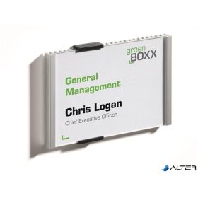   Információs tábla, 149x105,5 mm, DURABLE "INFO SIGN", ezüst