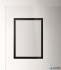 Infokeret, A4, elektrosztatikus, DURABLE "DURAFRAME® SUN", fekete