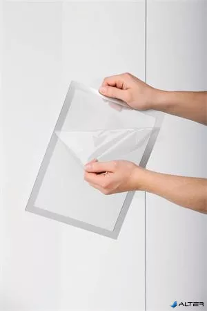 Infokeret, A4, elektrosztatikus, DURABLE "DURAFRAME® SUN", fekete